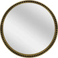 Sansee MDF & Brass Cladding Gold Wall Mirror - LOOMLAN - Bassett Mirror - Wall Mirrors