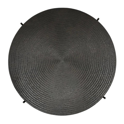 Sanskrit Bronze Plated Steel Round Coffee Table - LOOMLAN - Urbia - Coffee Tables