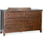 Santa Fe Finish Petite Dresser - Dark Brown - LOOMLAN - Sunny D - Dressers