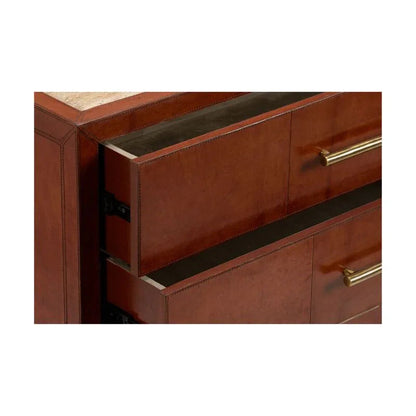 Santino 3 Drawer Brown Chest - LOOMLAN - Chelsea House - Chests