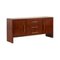 Santino Leather Covered Brown Buffet - LOOMLAN - Chelsea House - Buffets