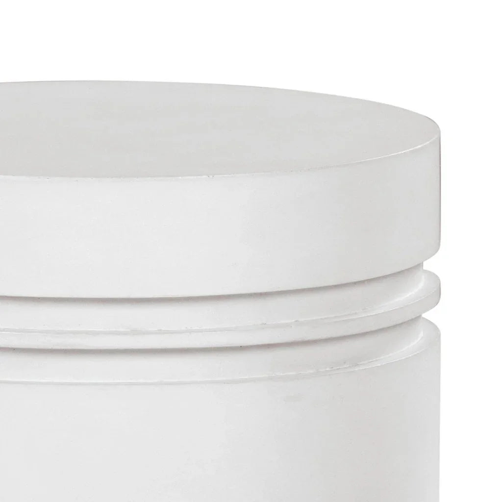 Santori Double Ring Concrete Patio Accent Table - LOOMLAN - Seasonal Living - Outdoor Side Tables