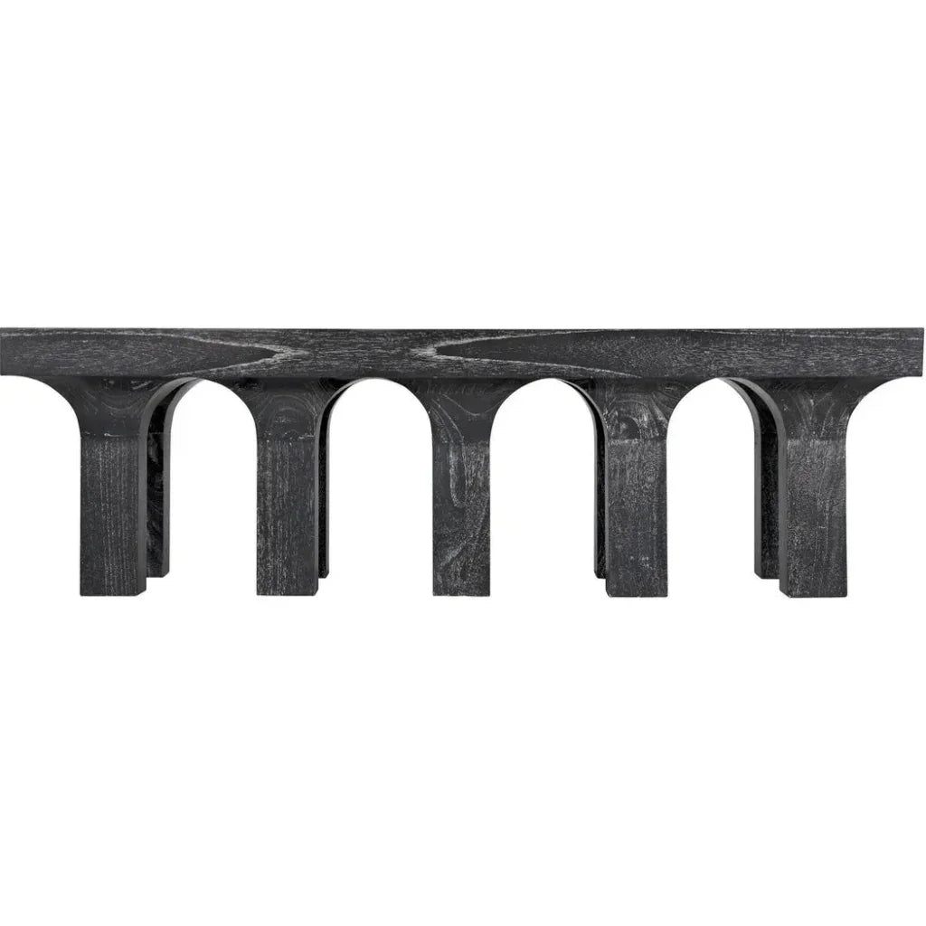 Santos Coffee Table, Cinder Black - LOOMLAN - Noir - Coffee Tables