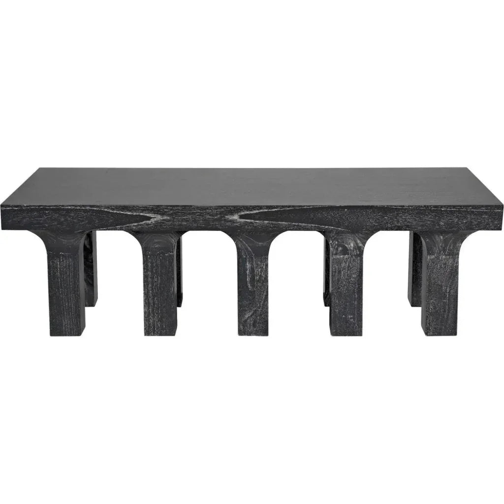 Santos Coffee Table, Cinder Black - LOOMLAN - Noir - Coffee Tables