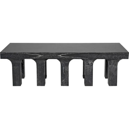 Santos Coffee Table, Cinder Black - LOOMLAN - Noir - Coffee Tables