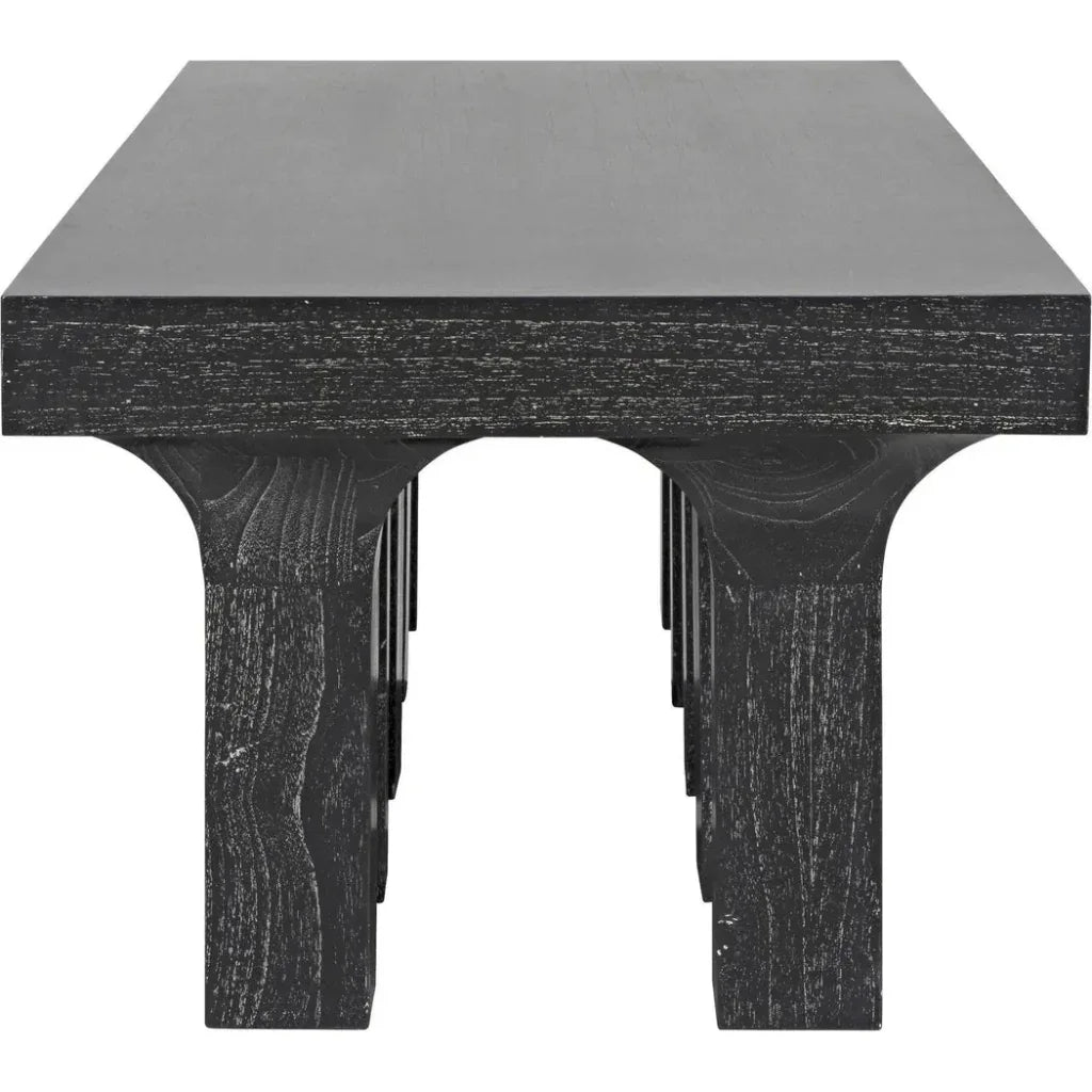Santos Coffee Table, Cinder Black - LOOMLAN - Noir - Coffee Tables