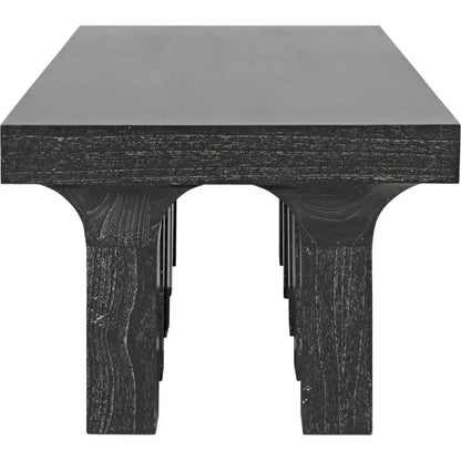 Santos Coffee Table, Cinder Black - LOOMLAN - Noir - Coffee Tables