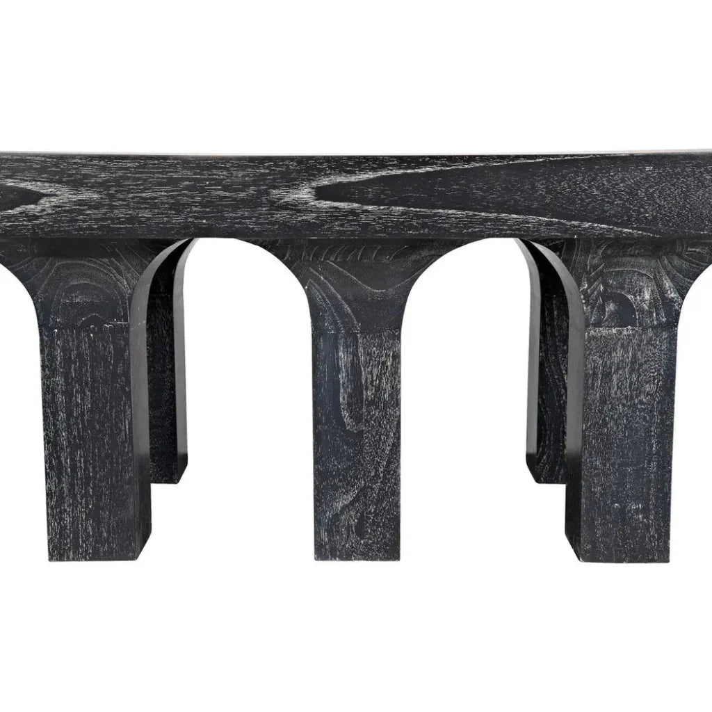 Santos Coffee Table, Cinder Black - LOOMLAN - Noir - Coffee Tables