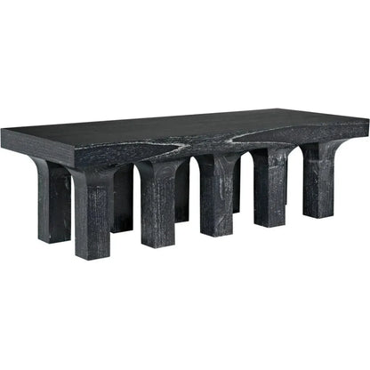 Santos Coffee Table, Cinder Black - LOOMLAN - Noir - Coffee Tables