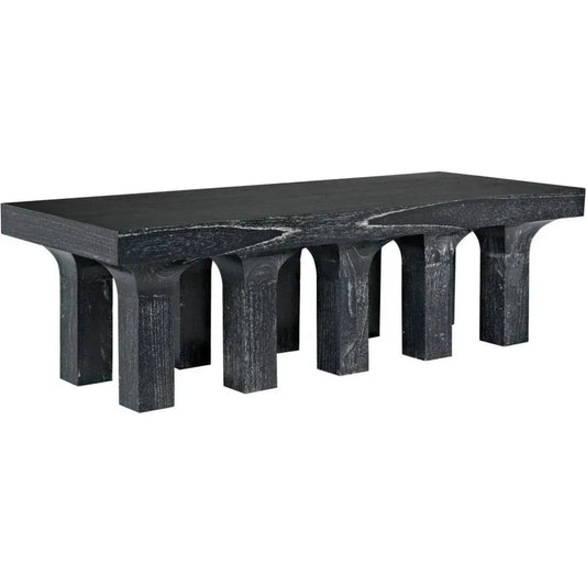Santos Coffee Table, Cinder Black - LOOMLAN - Noir - Coffee Tables
