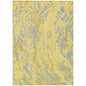 Saphara Yellow Washable Indoor-Outdoor Rug-Outdoor Rugs-LOOMLAN Rugs-2'6" x 3'10"-LOOMLAN