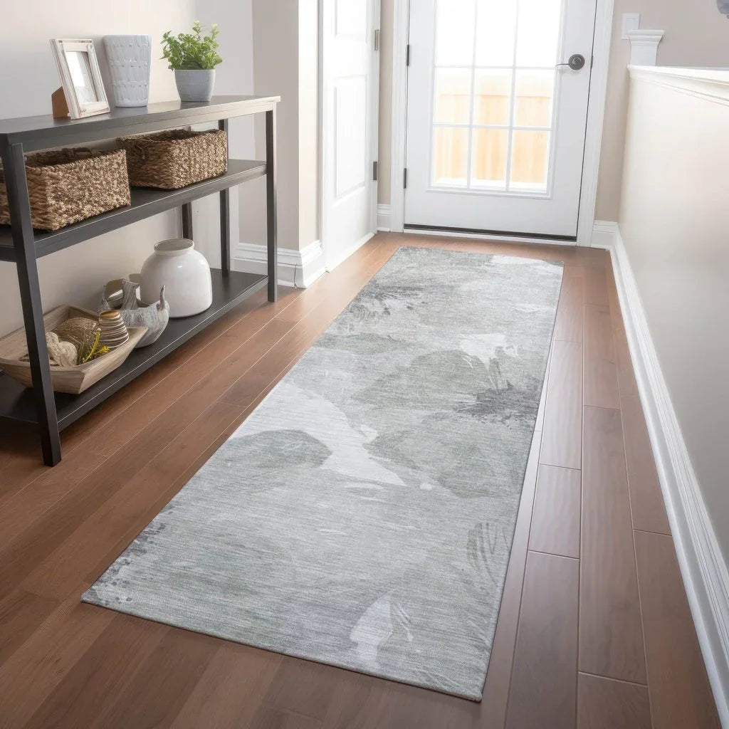 Saphirae Ivory Washable Indoor - Outdoor Rug - LOOMLAN - LOOMLAN Rugs - Outdoor Rugs