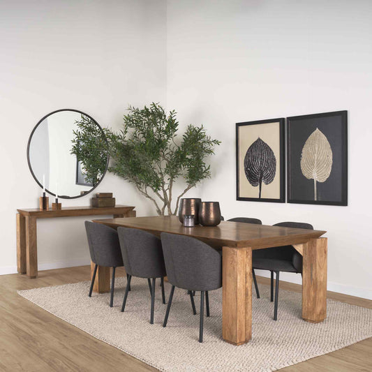 Sapphira Wooden Brown Console Table