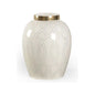 Sarah Ginger Gold Patterned Jar - LOOMLAN - Chelsea House - Vases & Jars