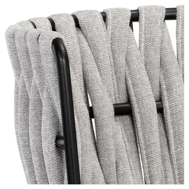 Sarai Dining Armchair Modern With Steel Legs - LOOMLAN - SUNPAN - Dining Chairs