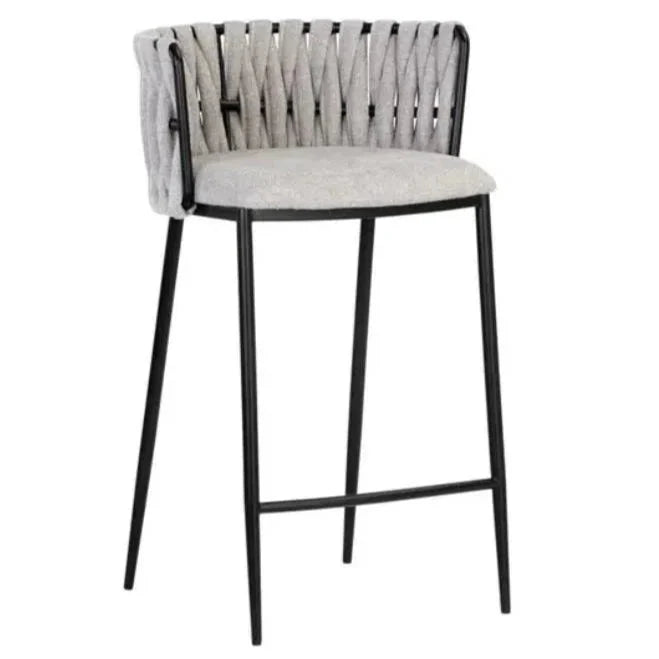 Sarai Fabric Counter Stool - LOOMLAN - SUNPAN - Counter Stools