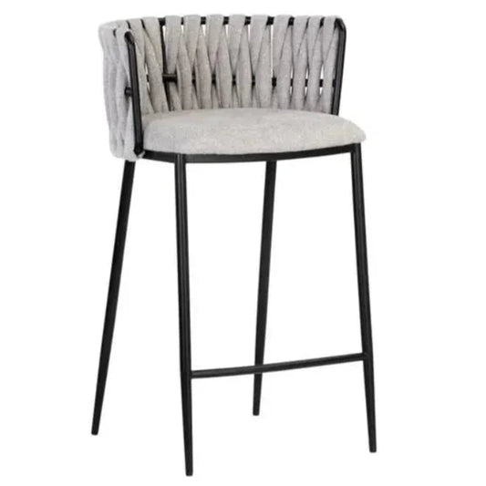 Sarai Fabric Counter Stool - LOOMLAN - SUNPAN - Counter Stools