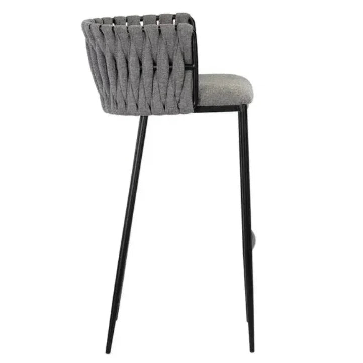 Sarai Fabric Barstool - LOOMLAN - SUNPAN - Bar Stools