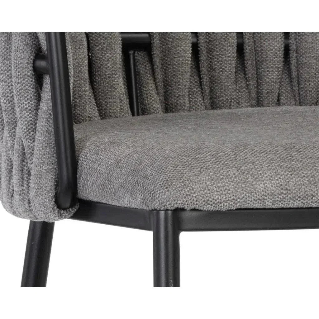 Sarai Fabric Barstool - LOOMLAN - SUNPAN - Bar Stools