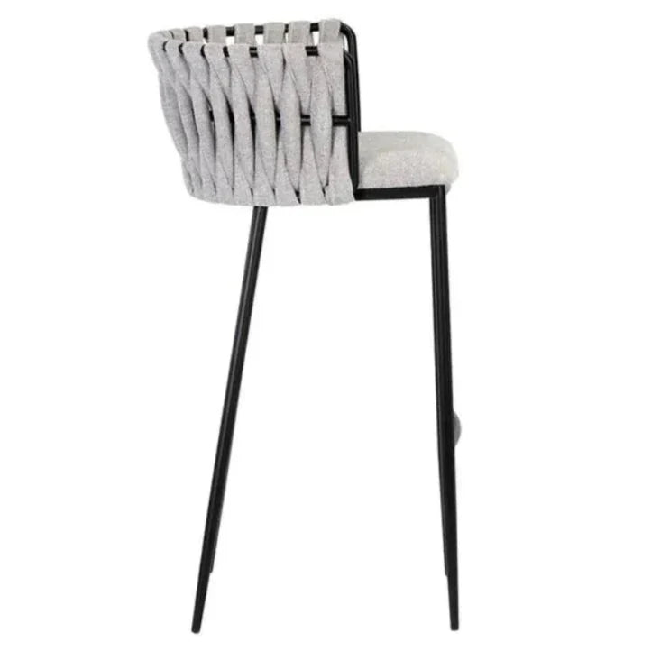 Sarai Fabric Barstool - LOOMLAN - SUNPAN - Bar Stools