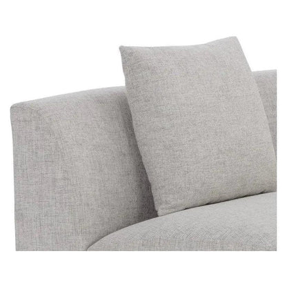 Sarasota Modular Sofa Rhapsody Greige Throw Pillows-Modular Sofas-SUNPAN-LOOMLAN