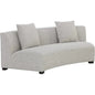 Sarasota Modular Sofa Rhapsody Greige Throw Pillows-Modular Sofas-SUNPAN-LOOMLAN