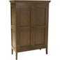 Solid Wood Armoire Sardinia Natural Brown - LOOMLAN - Peninsula Home - Sideboards