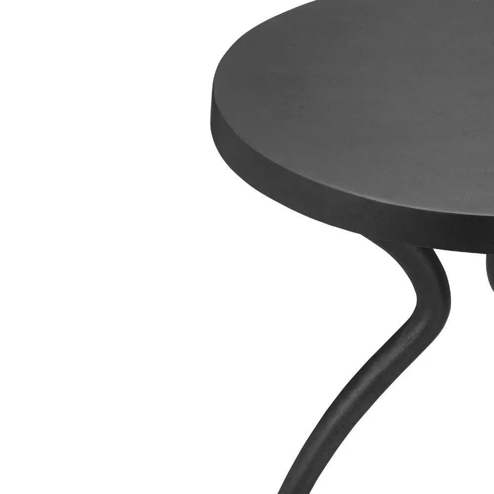 Sarp Aluminum Round End Table - LOOMLAN - Urbia - Side Tables