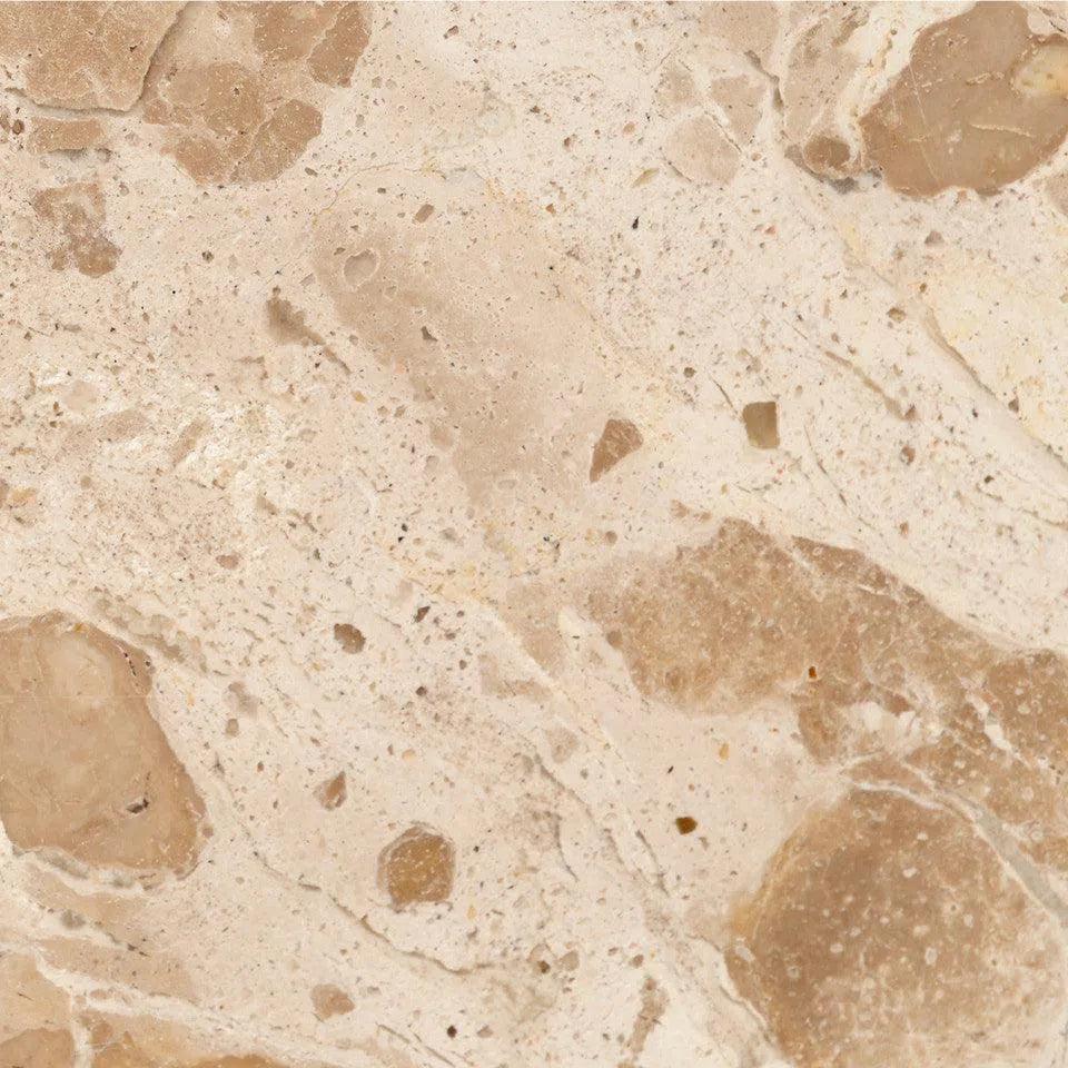 Satellite Marble and Iron Cream Stand - LOOMLAN - Jamie Young - Statues & Sculptures