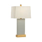 Satterfield Lacquered Wood Base Table Lamp - LOOMLAN - Chelsea House - Table Lamps