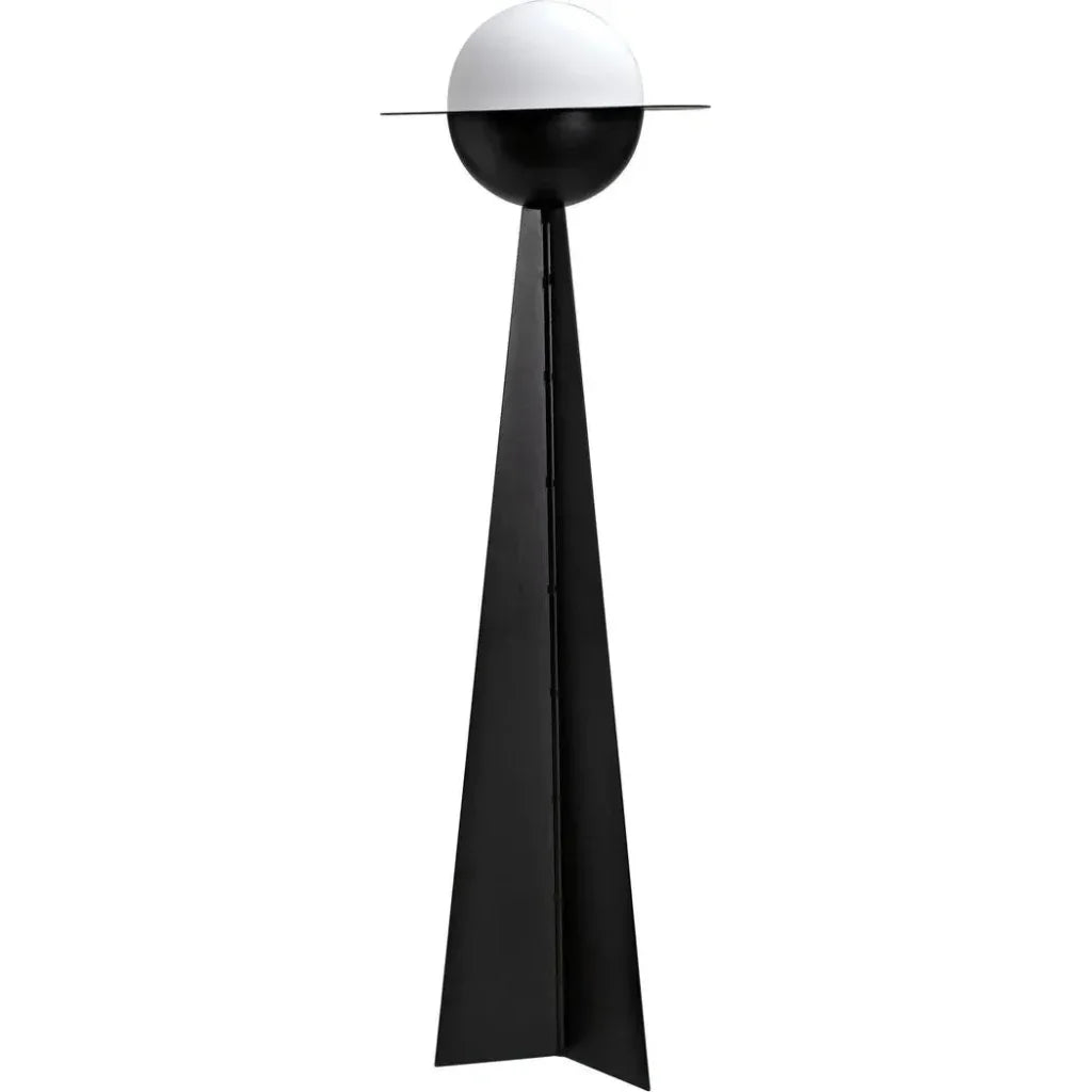 Saturn Floor Lamp-Floor Lamps-Noir-LOOMLAN