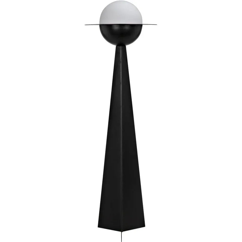 Saturn Floor Lamp-Floor Lamps-Noir-LOOMLAN
