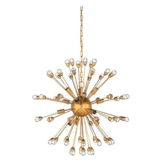 Saturn Gold Twelve - Light Crystal Chandelier - LOOMLAN - Wildwood - Chandeliers