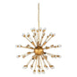 Saturn Gold Twelve - Light Crystal Chandelier - LOOMLAN - Wildwood - Chandeliers