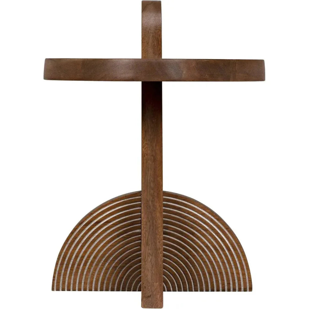 Saturn Side Table, Dark Walnut - LOOMLAN - Noir - Side Tables