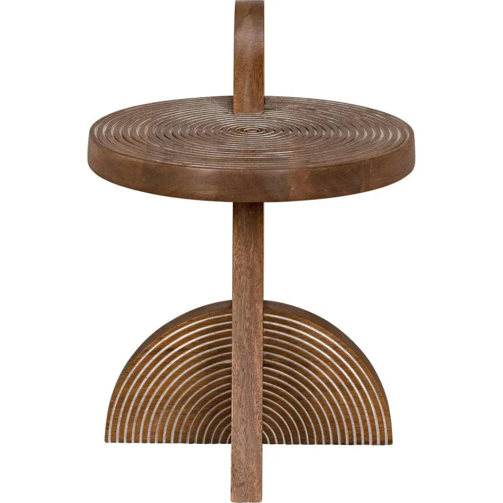 Saturn Side Table, Dark Walnut - LOOMLAN - Noir - Side Tables
