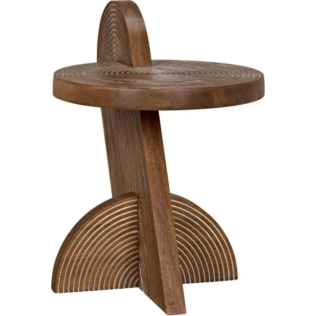 Saturn Side Table, Dark Walnut - LOOMLAN - Noir - Side Tables
