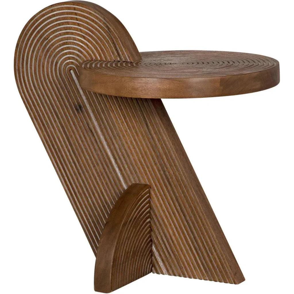 Saturn Side Table, Dark Walnut - LOOMLAN - Noir - Side Tables