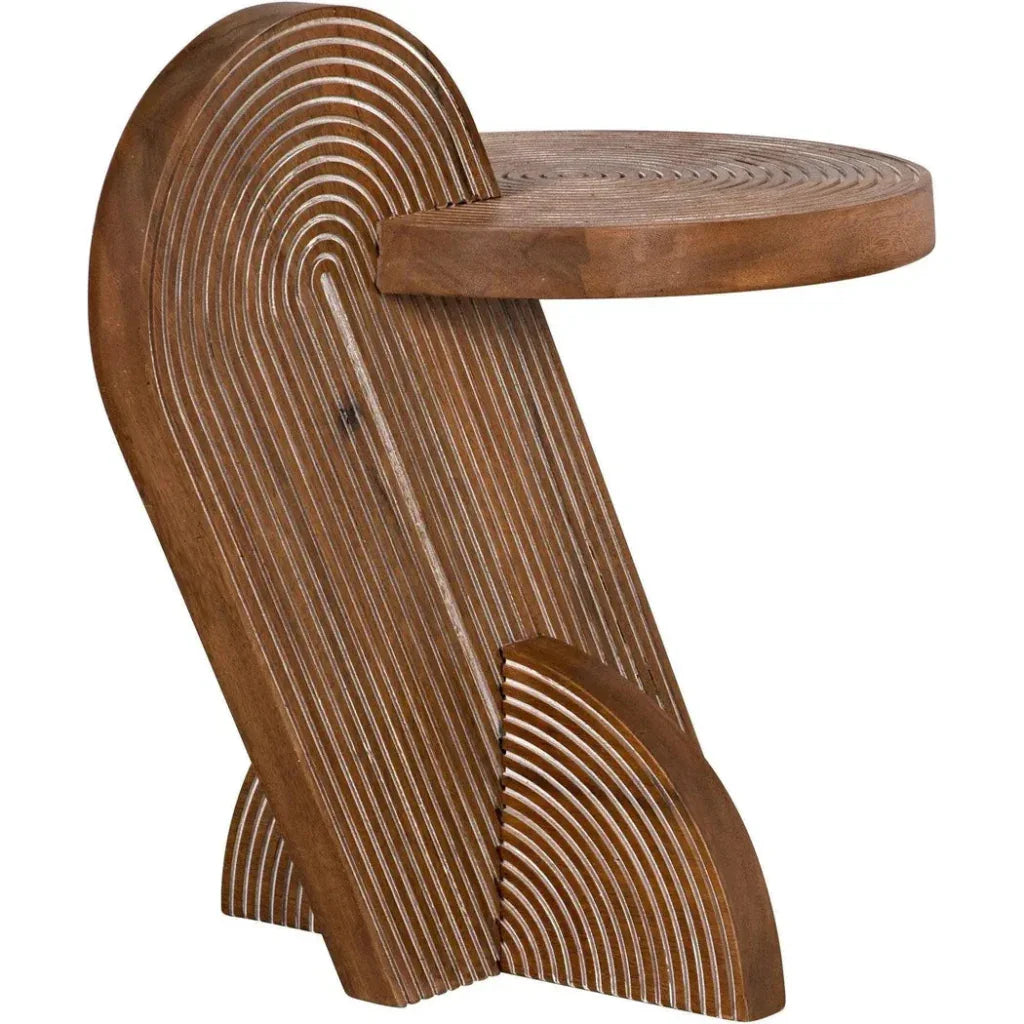 Saturn Side Table, Dark Walnut - LOOMLAN - Noir - Side Tables