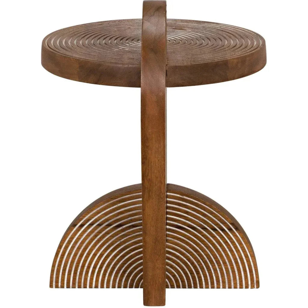 Saturn Side Table, Dark Walnut - LOOMLAN - Noir - Side Tables