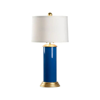 Savannah Cylinder Design Glass Table Lamp - LOOMLAN - Wildwood - Table Lamps