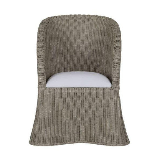 Savannah Gray Wash Wicker Made Tub Chair - LOOMLAN - Wildwood - Club Chairs