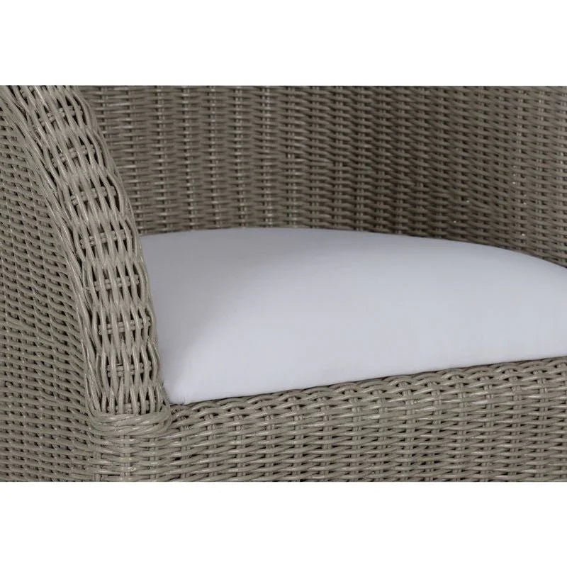 Savannah Gray Wash Wicker Made Tub Chair - LOOMLAN - Wildwood - Club Chairs
