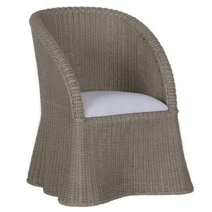 Savannah Gray Wash Wicker Made Tub Chair - LOOMLAN - Wildwood - Club Chairs