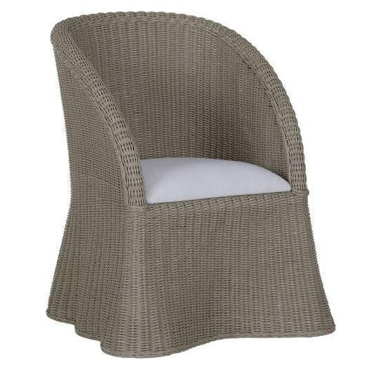 Savannah Gray Wash Wicker Made Tub Chair - LOOMLAN - Wildwood - Club Chairs