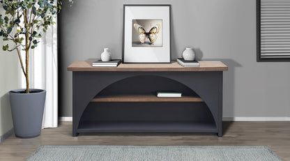 Savannah Rectangular Black Console Table