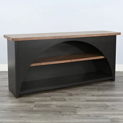 Savannah Rectangular Black Console Table