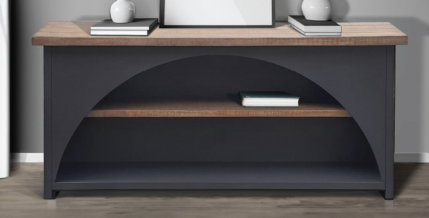 Savannah Rectangular Black Console Table