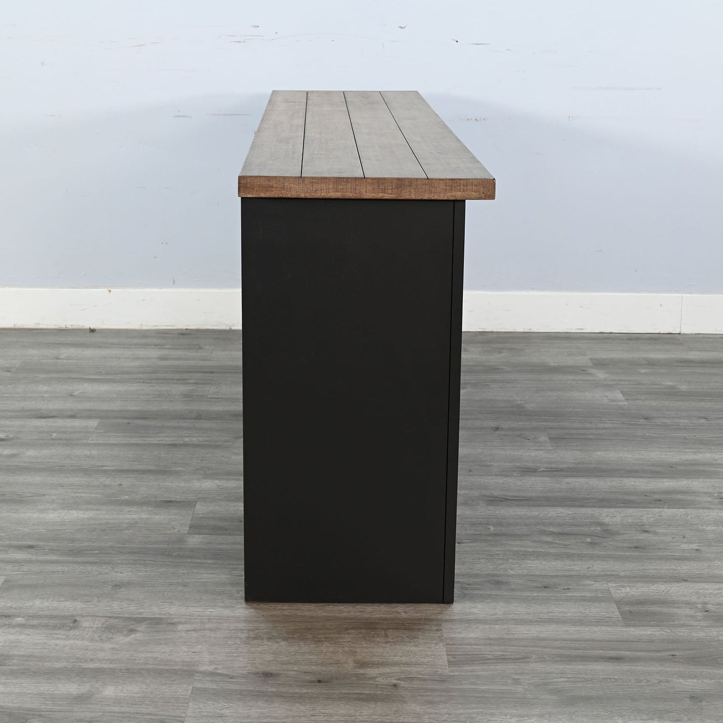 Savannah Rectangular Black Console Table