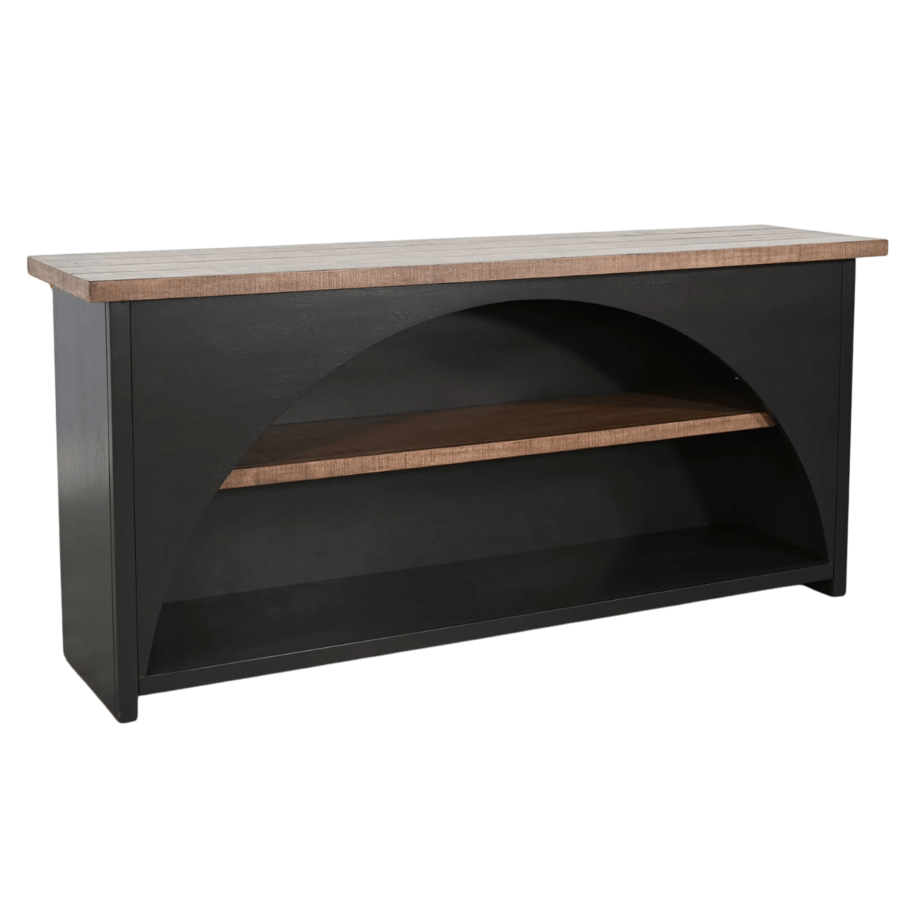 Savannah Rectangular Black Console Table